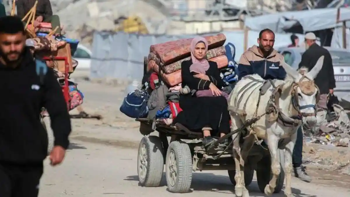 Warga Palestina di Gaza Sambut Tahun Baru dengan Duka