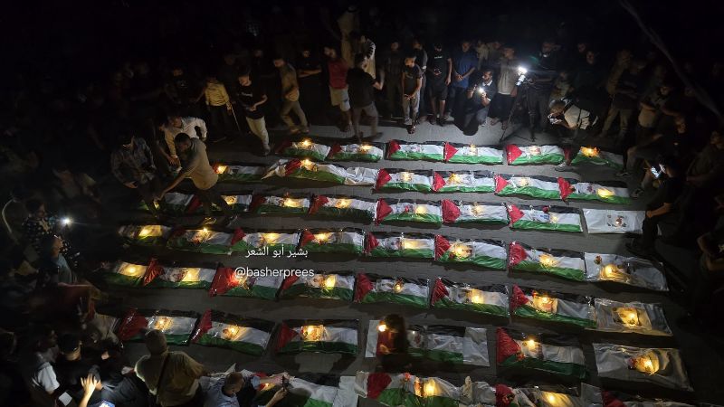 Ribuan Warga Lepas Jenazah 106 Syuhada Pembantaian Zionis, 70 di Antaranya Anak-Anak
