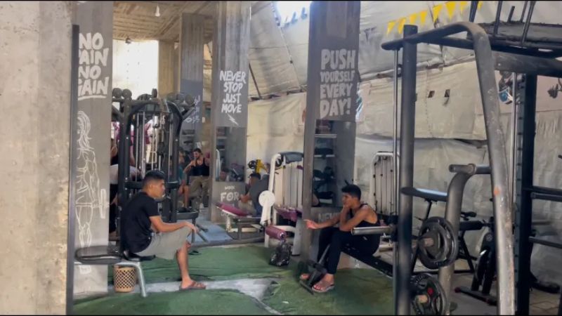 Pemuda Gaza Bangkit Pulihkan Fisik dan Mental di Gym Darurat